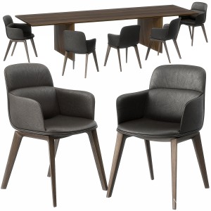 Ava Table Barbican Chair Set