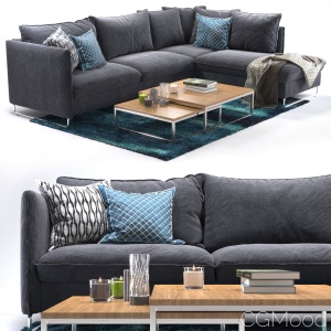 Flipper Corner Sofa And Ikea Rug