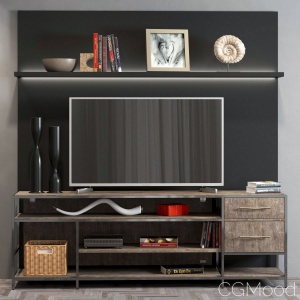 Tv Decorative Shelf 01