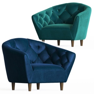 Deephouse Florence Velvet Armchair