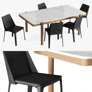 Gustav Table And Isabelle Chair