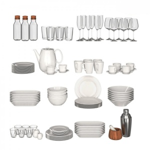 White Dishes