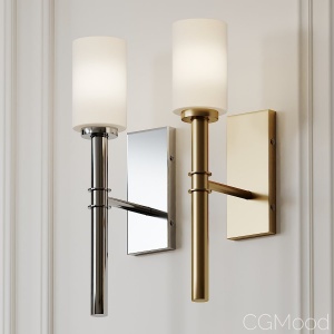 Darrell 1-light Wallchiere Wall Sconce By Langley