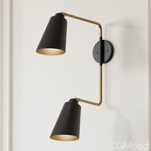 Valmonte 2-light Armed Sconce By Langley Street