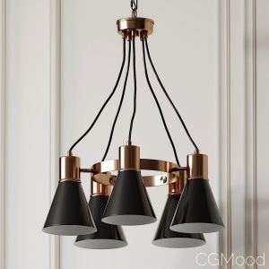 Grundy 5-light Wagon Wheel Chandelier By Everly Qu