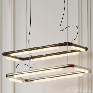 Pipeline Cm4 Led Linear Suspension Light By Caine