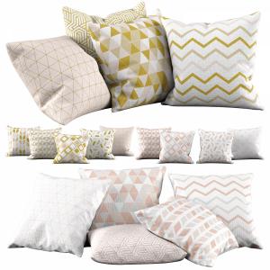 Pillow Set 26 | Golden Pattern