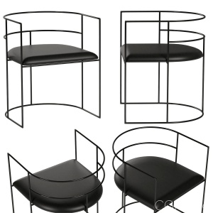 J1 Steel Rod Armchair