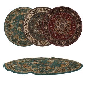 Round Rug Set 287