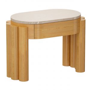 Oasis Oval Wood End Table