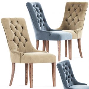 Belham Living Thomas Tufted Tweed Dining Chair