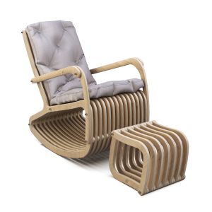 4 Rocking Chair Velogan With Stand