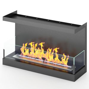 Frontal Built-in Biofireplace Luxfire