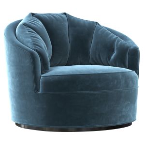 Eichholtz Recla Chair In Cameron Faded Blue