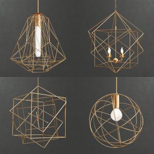 Collection Of Geometric Pendants