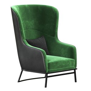 Cprn Homood Green Bergere Armchair