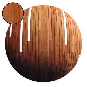 Striped Wood + Light Panels R / Pbr 4k / 2 Mats