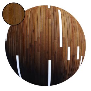 Striped Wood + Light Panels S / Pbr 4k / 2 Mats