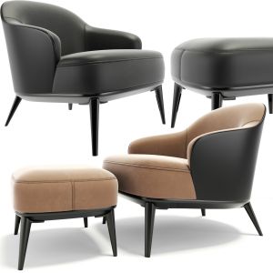 Leslie Armchair And Ottoman