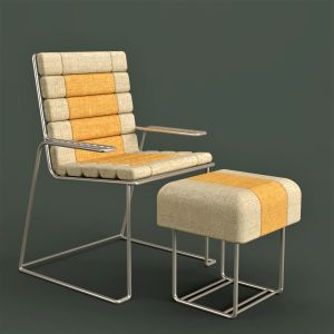 Valencia Easy Chair And Ottoman