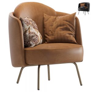 Leather Armchair Ditre Italia Lucia