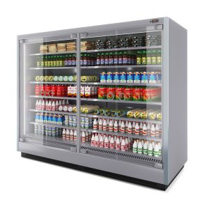 Vertical Glass Door Fridge