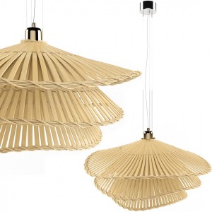 Weaver Pendant Lamp Natural Bamboo