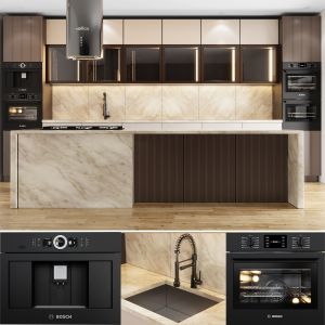 Modern Kitchen With Island 011