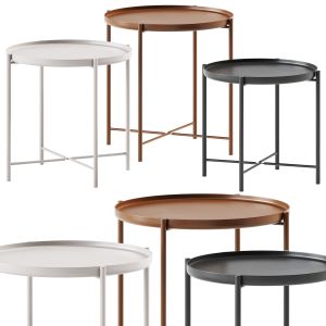 Set Of Metal Tables Flora Lucas Black&gold