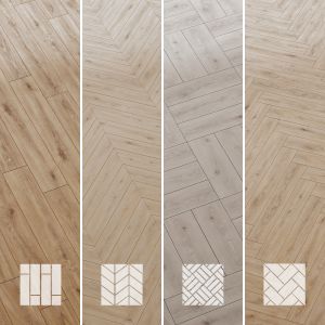 Wood Floor Oak Set 6