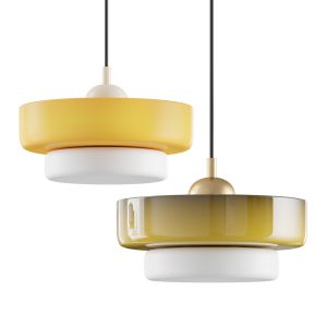 Reverse Disc Puck Pendant | Hanging Lamp