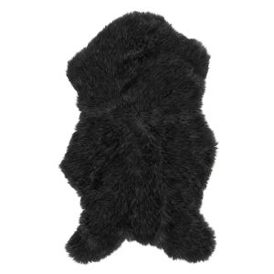 Faux Fur Sheepskin Rug Gray