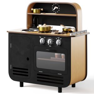 Modern Chef Large Wooden Kitchen Playset