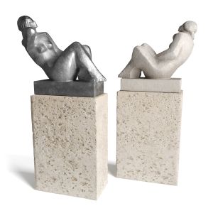 Sitting Woman Sculpture