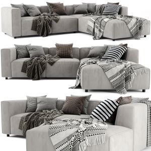 Boconcept Carmo Sectional Chaise Sofa