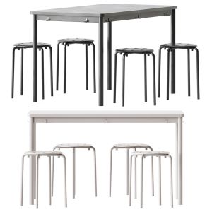 Ikea Marius Stool And Tommaryd Table