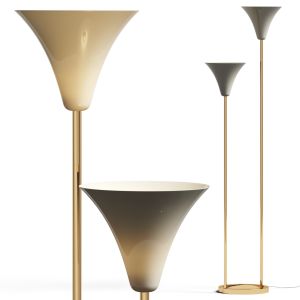 Cb2 Exclusive Cypress Champagne Brass Floor Lamp