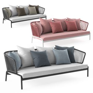 Roda Spool 3-seat Sofa