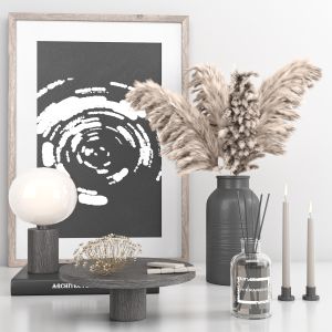 Decorative Set With Pampas 15