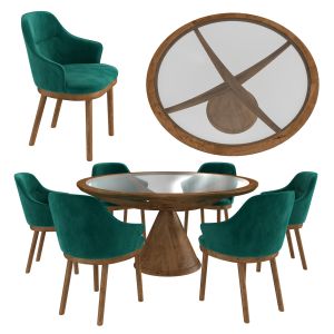 Wewood Vasco Table And Sartor Armchair