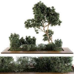 Garden Set Bush And Tree - Garden Set 06