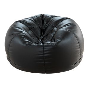 Round Leather Bean Bag