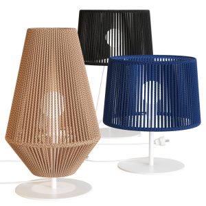 Table Lamps With Rope Lampshade