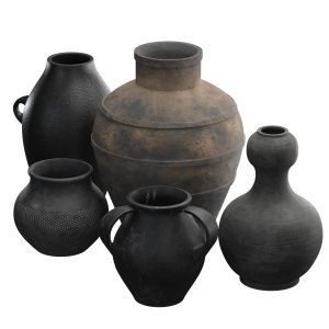 Artisan Clay Vases