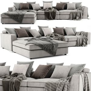 Flexform Armand Sofa With Ottoman