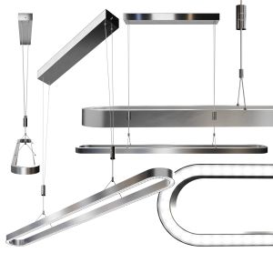 Line Linear Suspension Light By Zeitlos