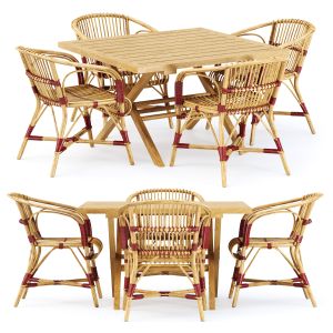 Outdoor Garden Furniture Set_v06