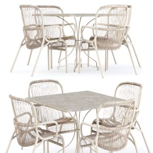 Outdoor Garden Furniture Set_v05