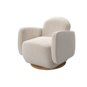 Four Hands Grayson Enya Swivel Chair Gibson White