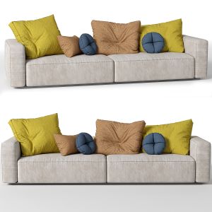 Flexform Grandemare 2 Seats Sofa